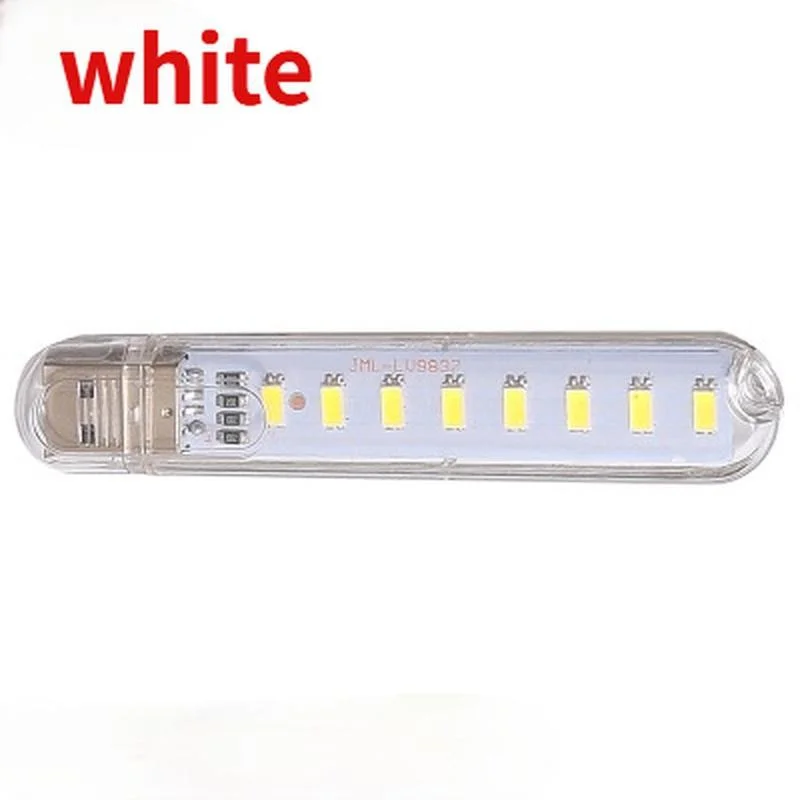 Mini USB LED Lampe 5 V mit 8 LEDs, für Camping, Laptop und – Bild 3