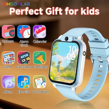 Smartwatch für Kinder, multifunktionale Uhr, Kamerasteuerung, Fotoaufnahme, Multi-Mode-Weisheit, Spiele, 24