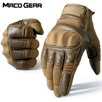 Touchscreen PU-Leder Motorradhandschuhe Rennsport Pit Bike Reiten Motorrad Moto Motocross Enduro Rutschfeste
