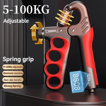 5-100 kg Griffstärke, Fitnessstudio, Handgelenk-Expander, Handstärker, verstellbare Muskelregeneration