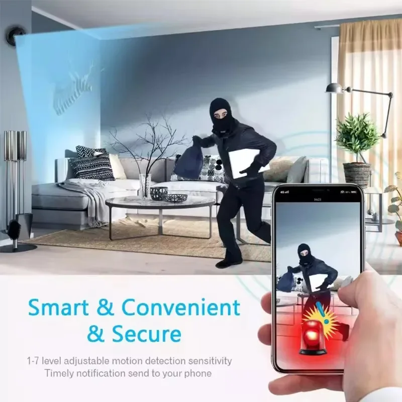 A9 Mini WiFi Kamera Fernbedienung Drahtlose infrarot 720p HD – Bild 3