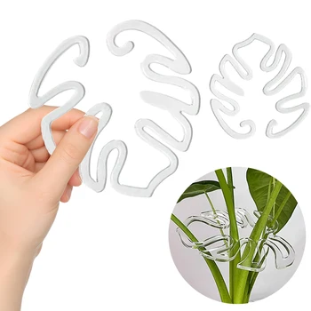 Monstera-förmige Pflanzenstütze, einfache Installation, dekorativer Pflanzenständer, Blattform