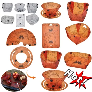 Leichtes, faltbares Geschirr für den Außenbereich, tragbare Schüssel, Teller, Kaffeefilter, Trichter, Tasse