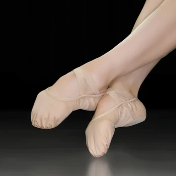 Frauen Ballett Tanz Schuhe Split Sohle Ballett Hausschuhe für Mädchen Kinder Atmungsaktive Ballett Schuhe