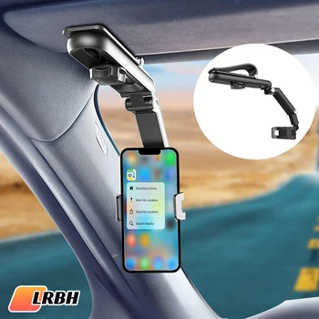 Sonnenblende-Telefonhalter für Auto, multifunktional, 360° ° Rotierender Sonnenblenden-Handyhalter