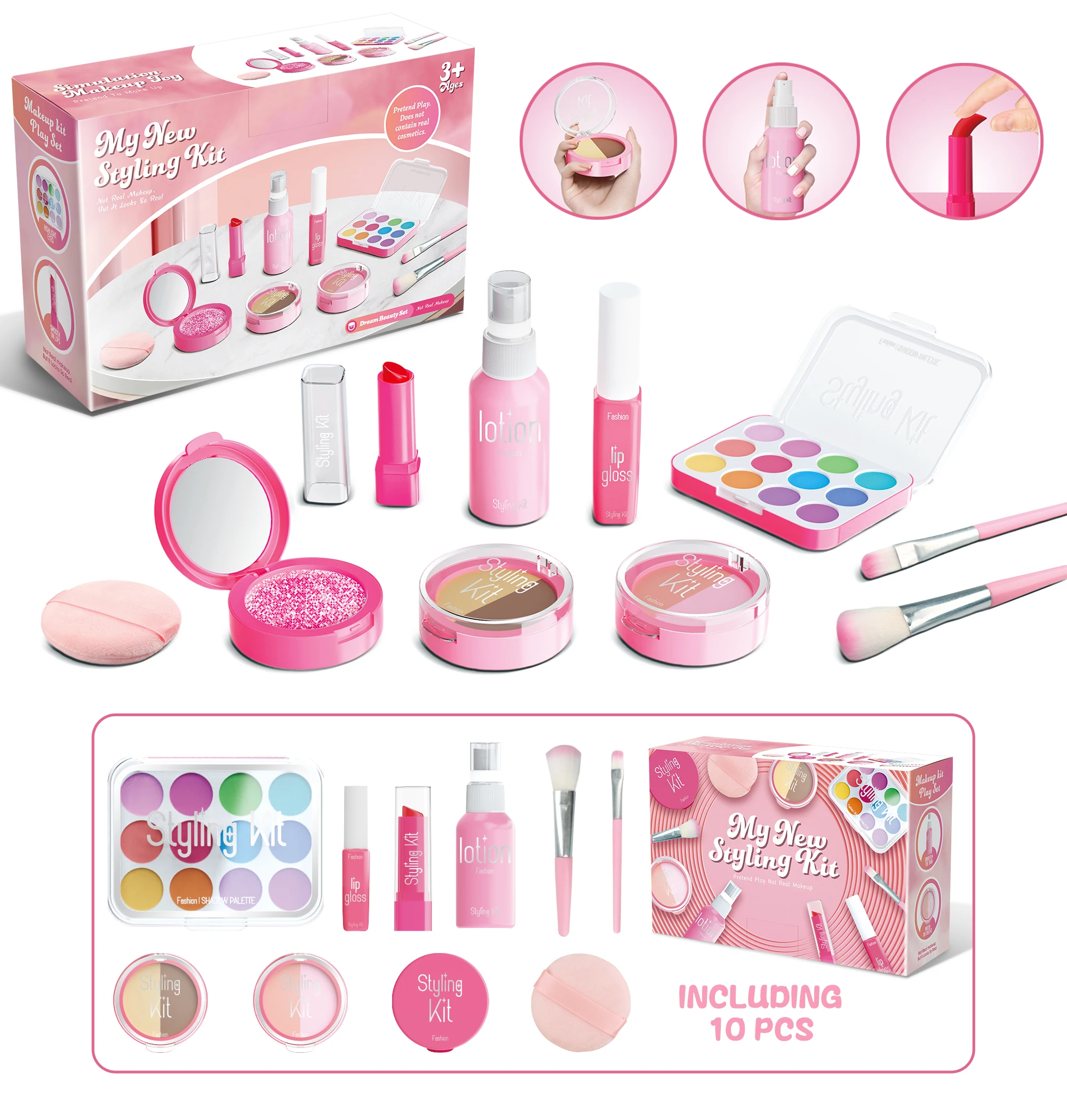 Spielen Sie Make-up-Spielzeuge, simulierte Kosmetik – Bild 2