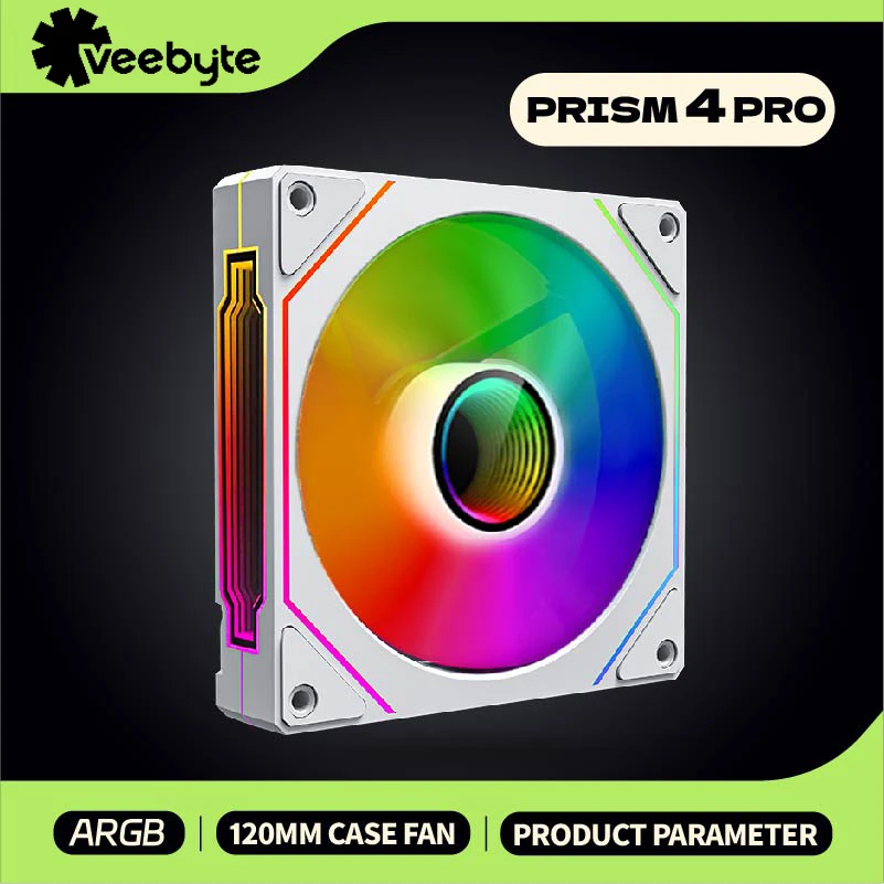 OEM PRISM 4 PRO Computergehäuselüfter 120 mm 5 V 3PIN ARGB – Bild 2