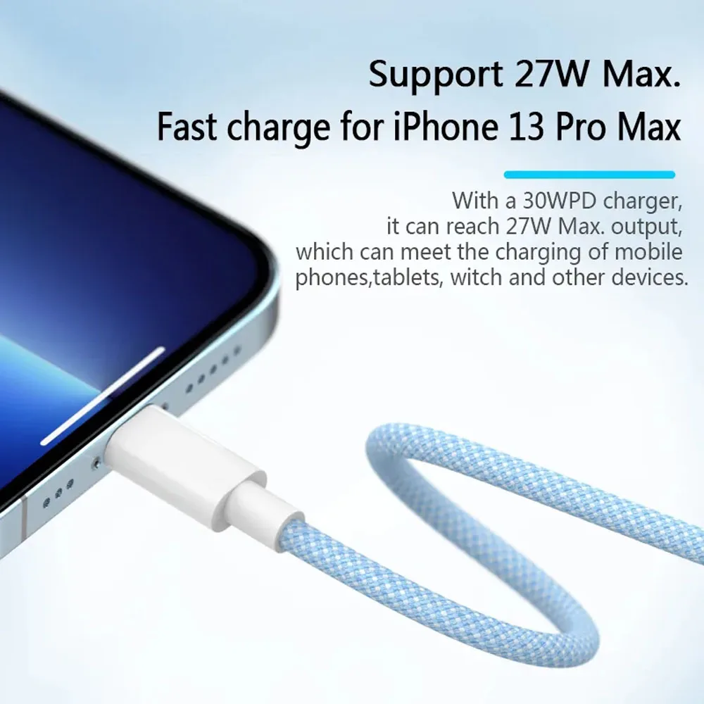 USB-C auf Lightning Kabel 20 W PD, 3 A, für iPhone und iPad – Bild 2