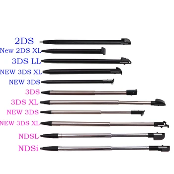 Metall Teleskop Stylus Kunststoff Stylus Touchscreen Stift für 2DS 3DS Neue 2DS LL XL Neue 3DS XL für NDSL DS