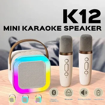 Heiße k12 Bluetooth-Lautsprecher tragbare nach Hause niedlichen Karaoke Mini drahtlose Audio mit Mikrofon k