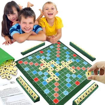 Englisches Buchstabier-Puzzlespiel für 2-4 Spieler, Lehrreiches Reise-Alphabet-Spiel, Spaßiges Lernspielzeug