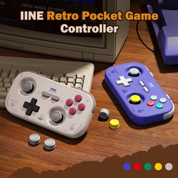 IINE Pocket Gamepad für Nintendo Switch 2/1 Steam Deck Handy Auto Tragbarer Retro-Controller