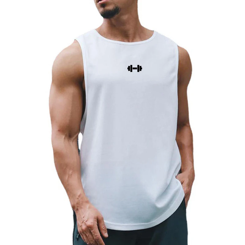 Sommer männer Gym Tank Top Fitness Training Kleidung Schnell – Bild 4