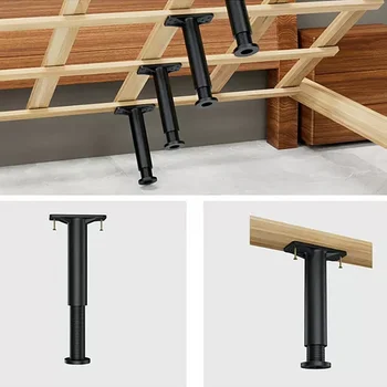 Balkenstützfuß, teleskopisch, verstellbares Bett, verstärkte Kunststoffmöbelfüße, Soffüße, Bettboden, tragende