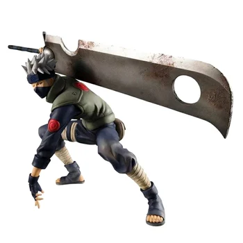 Hatake Kakashi Figuren Anime Naruto Figur Naruto Action figur Zubehör Auto Ornamente Cartoon Kinderspiel zeug