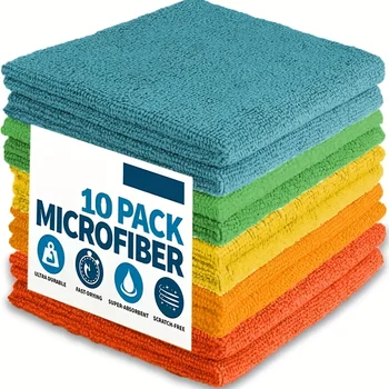 Mikrofaser-Reinigungstuch, Geschirrspültuch, Haushaltslappen, Küche, Badezimmer, Reinigungstuch, langlebiges