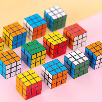3 cm Mini Zauberwürfel Kinder Lernspielzeug Kindergarten Preis Kinder Geburtstag Gastgeschenke (12 Stück)