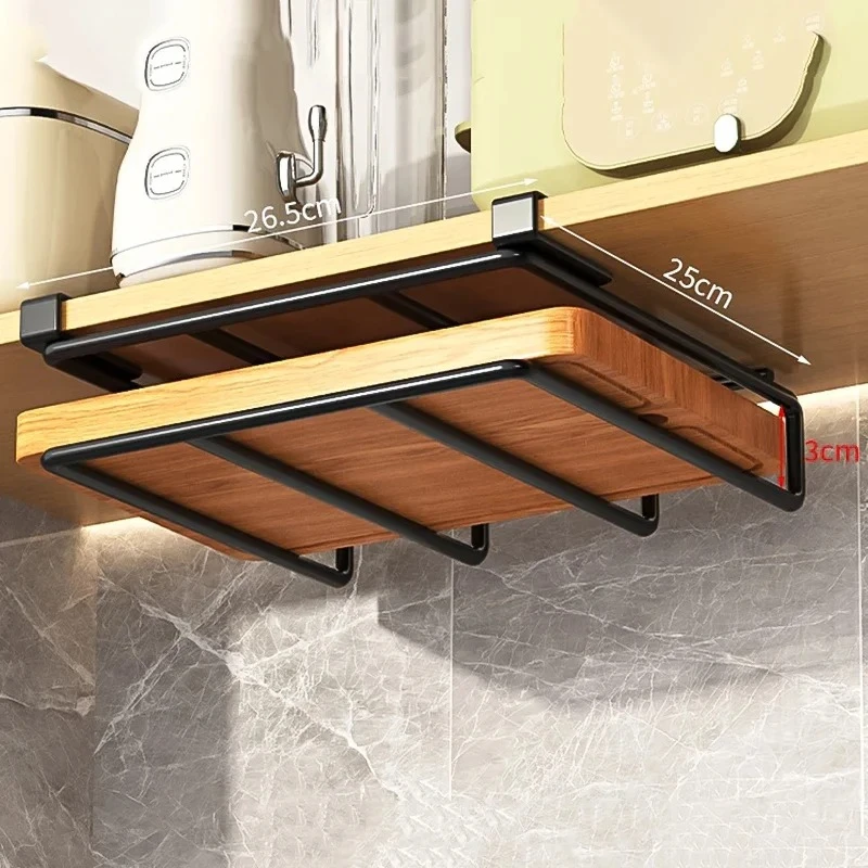 Küchen-Hängeorganizer mit Haken für unter dem Schrank