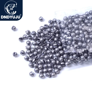 DNDYUJU 50 stücke Runde Split Shot Angeln Gewichte Blei Explosion Sinker Angeln Float Gewicht Tackle-Tool