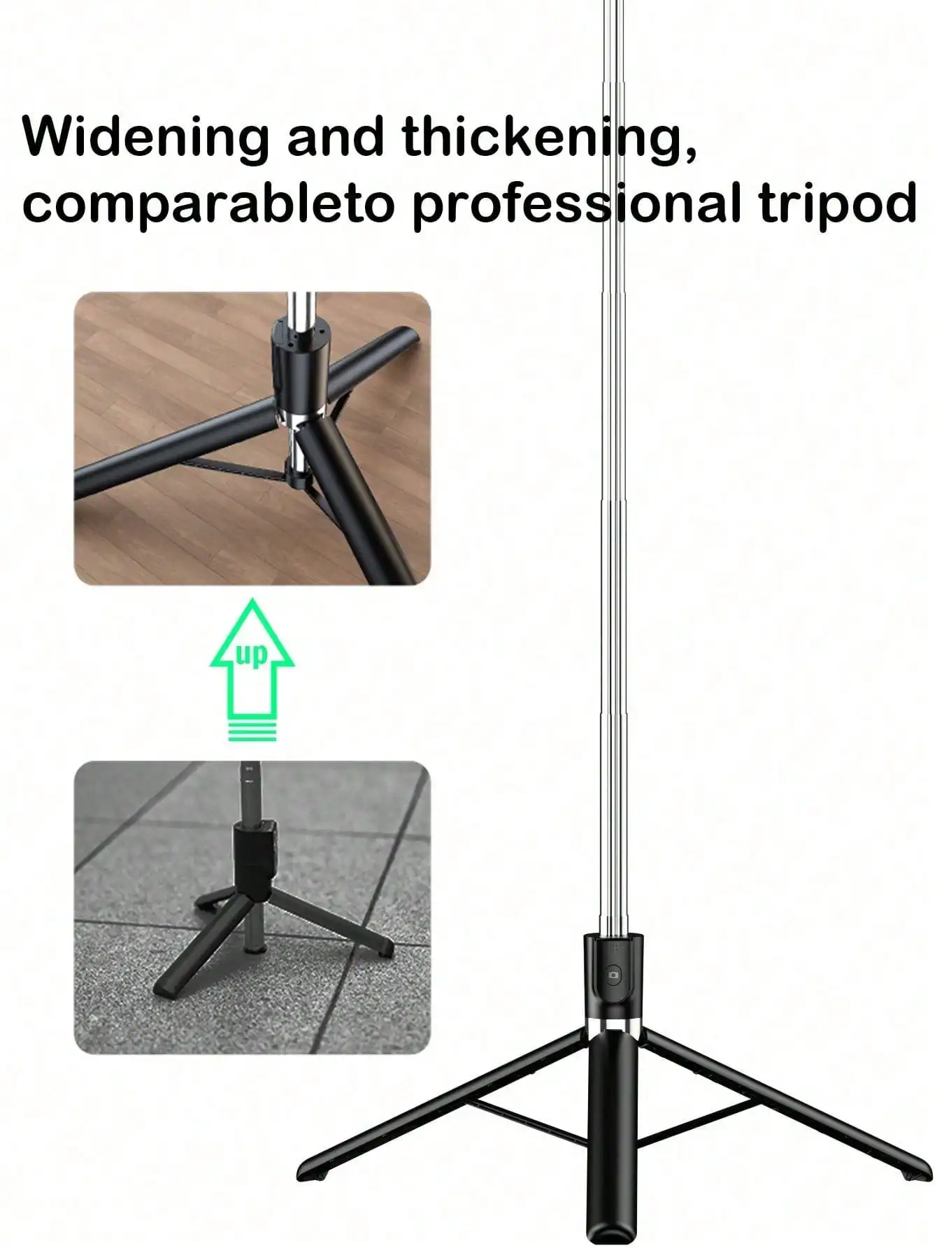 1700mm Selfie Stick Drahtlose Selfie Stick Telefon Stativ – Bild 6