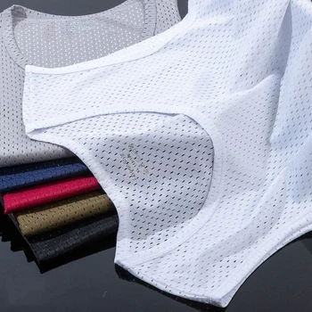 Männer Eis Seide Mesh Tank Tops Gym Stringer Transparent Bodybuilding Ärmelloses Shirt Fitness Weste Männliche