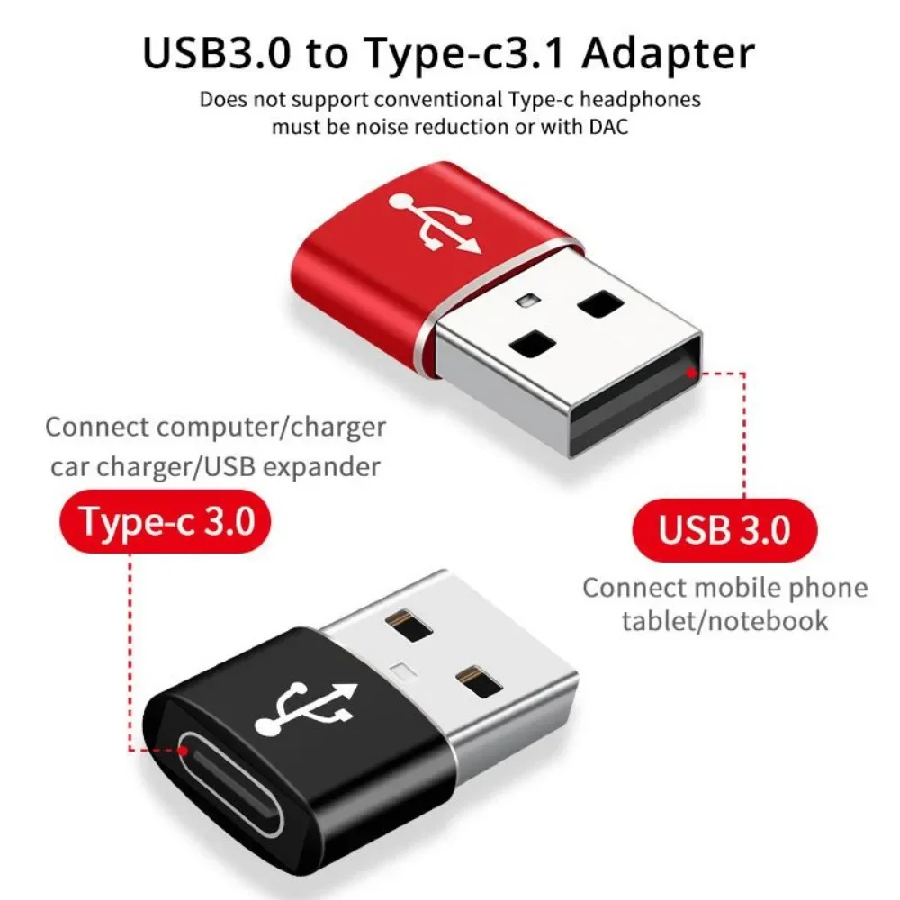 USB-C Buchse auf USB-A Stecker Adapter, USB 3.0 – Bild 4