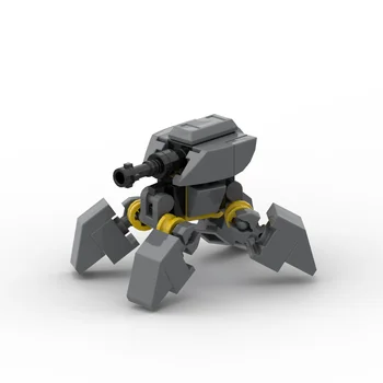 MOC Bausteine Militär WWII Serie Vierbeiner Mech Roboter Montage Modell Pädagogisches Spielzeug für Jungen