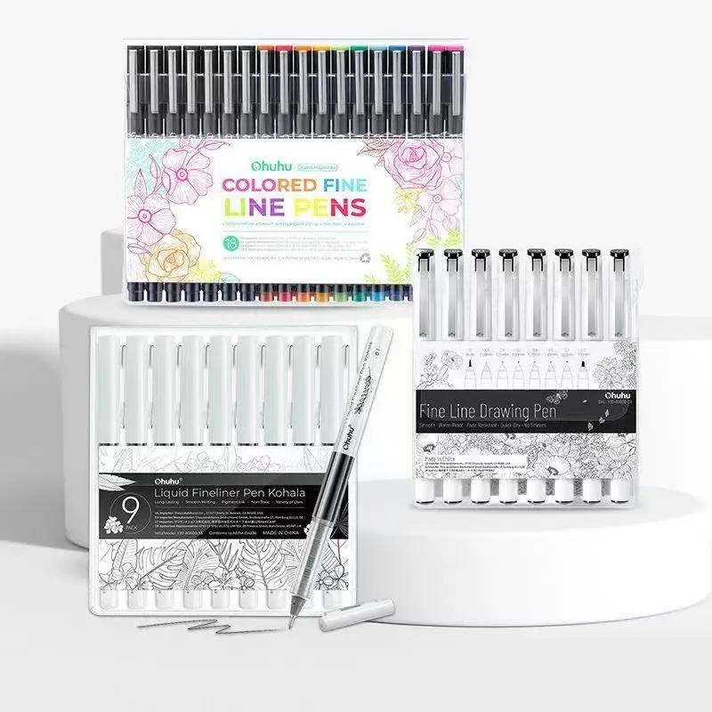 Ohuhu Micro Pen Fineliner Zeichenstifte, 8er-Pack