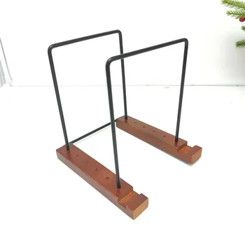 Schallplattenhalter, Tischplatte aus Holz, Schallplattenständer, Schallplattenhalter, Vinyl-Aufbewahrung