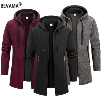 Streetwear männer Langarm Sweatshirts für Männer Zipper Mit Kapuze Oversize Winter Warme Jacke Mantel Outdoor