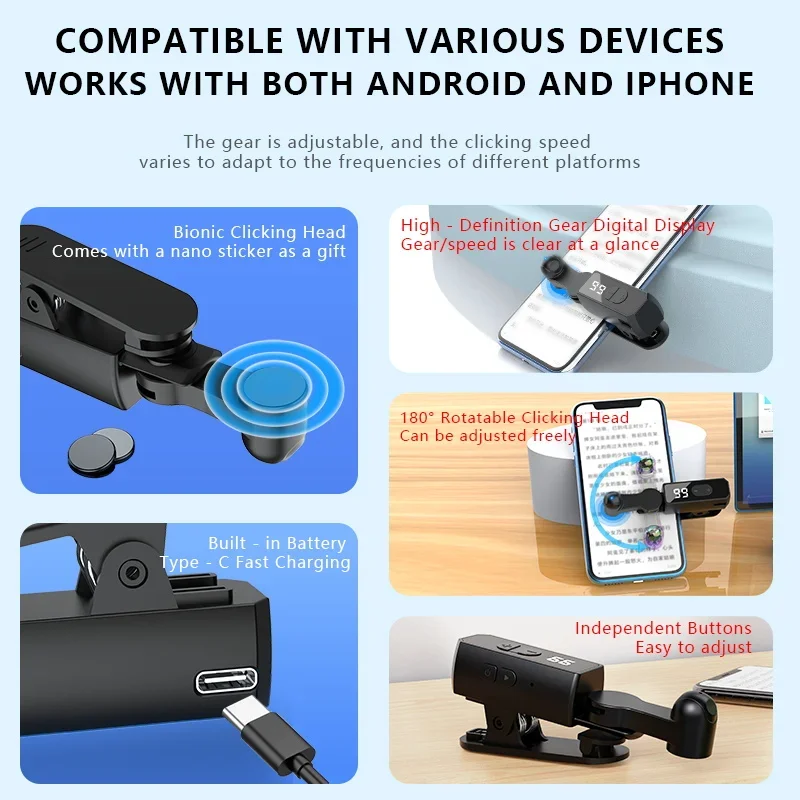 Automatisches Bildschirm-Clicker-Gerät für Smartphones – Bild 5
