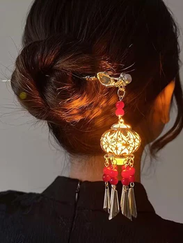 Vintage Laterne Quasten Haarschmuck für Frauen Haarschmuck