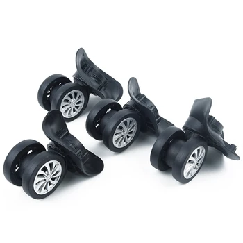 Koffer Gepäck Ersatz Gepäck Koffer Räder Schwenk Universal Rad Schwarz Für Reisetasche Reisekoffer (4 Stück)