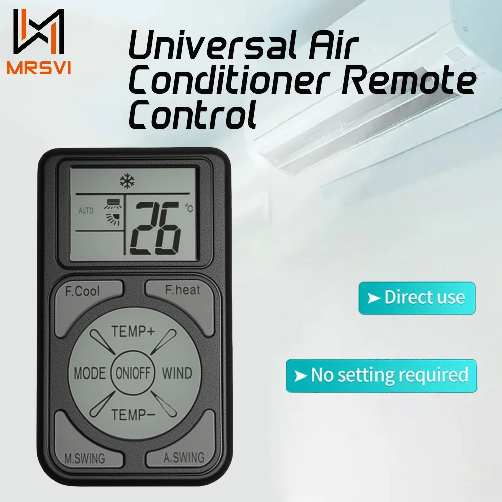 MRSVI Mini tragbare Universal-A/C-Fernbedienung Q58