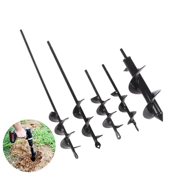 Spiralstangen-Schnecken-Set für den Garten, Blumenpflanzen, Pflanzenbedarf, loser Boden, Graben, Loch