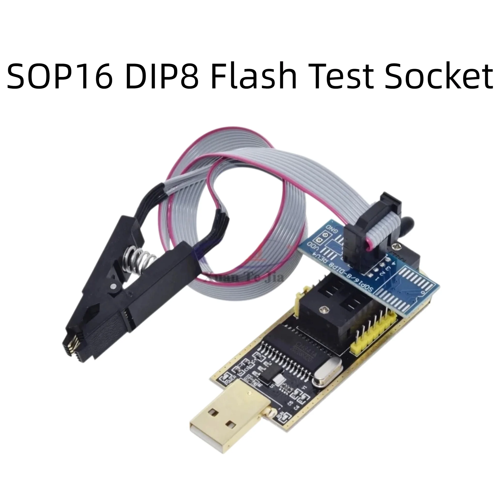 CH341A/B USB-Programmer mit SOP8-Testclip, 24/25er EEPROM – Bild 2