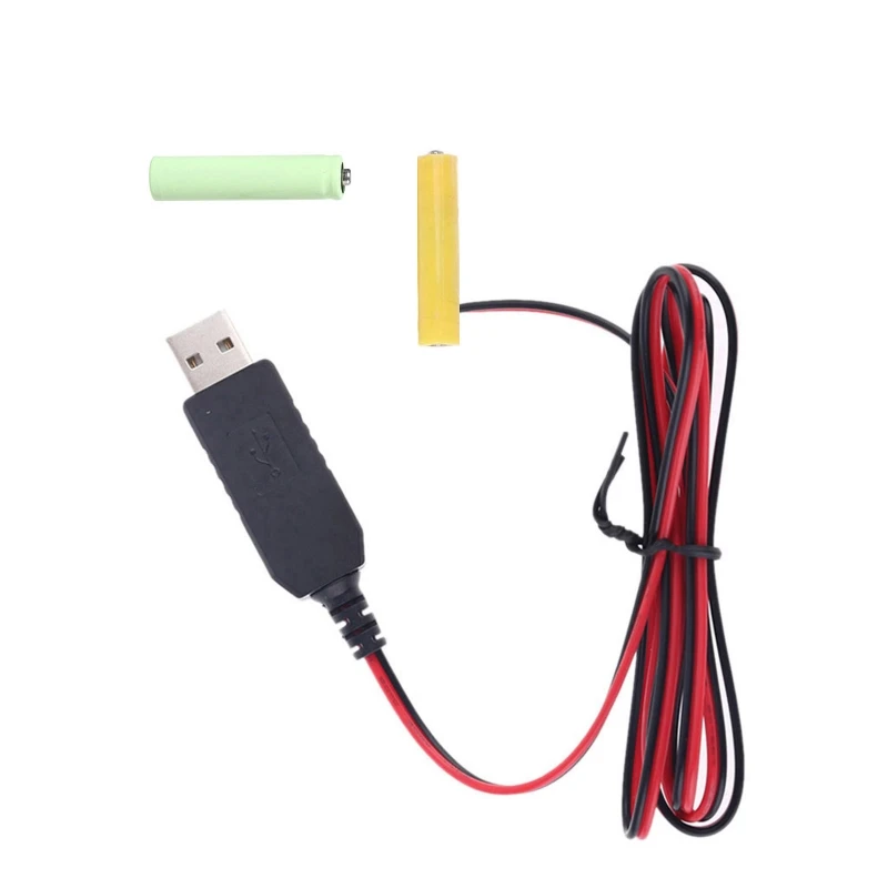 LR03 AAA Dummy Battery Eliminators USB-Stromversorgungskabel