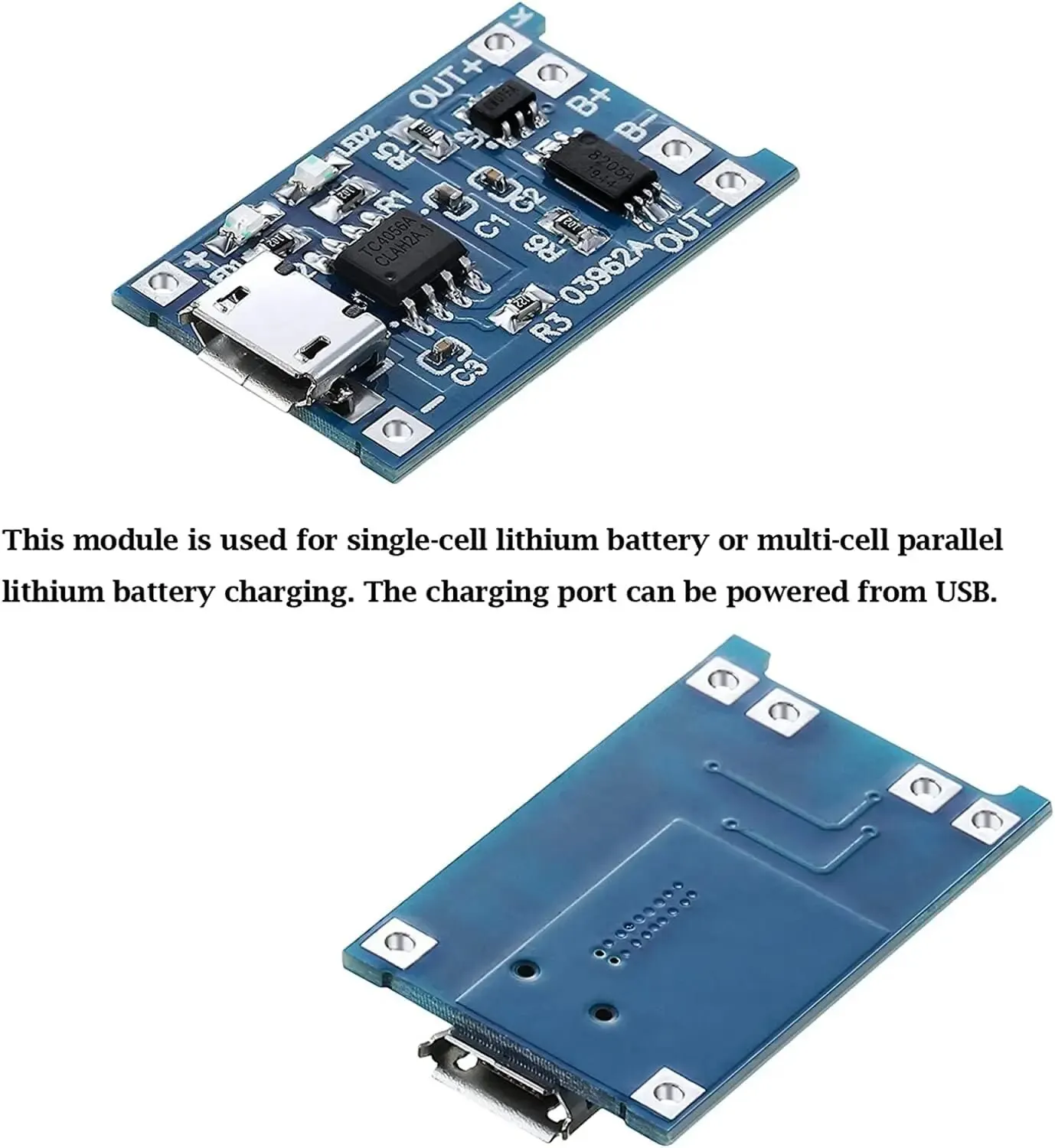 10 stücke 5V 1A 18650 Lithium-Batterie Lade Board TP4056 – Bild 6