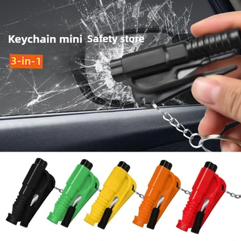 Kompakter 3-in-1-Sicherheitshammer für Autos, Fensterbrecher und Sicherheitsgurtschneider