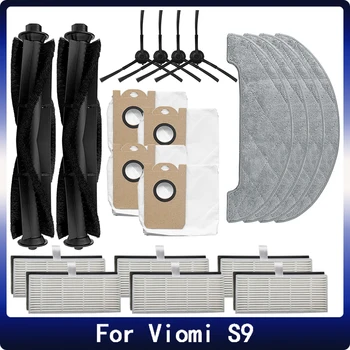 Xiaomi viomi s9 staubsauger zubehör hauptseiten bürste hepa filter mop tuch staubbeutel roboter vakuum filter