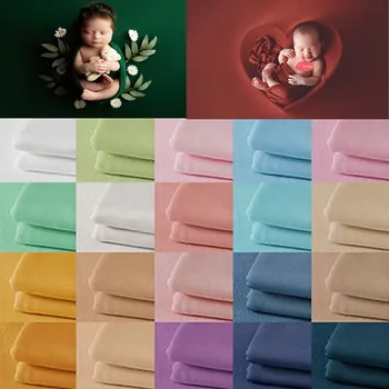 150*170 cm Neugeborenen Fotografie Requisiten Decke Wrap Hintergrund Dehnbare Stoffe Schießen Studio Zubehör