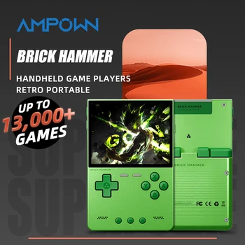 TRIMUI Brick Hammer Tragbarer Handheld-Game-Player CNC Full Metal 3,2'' IPS-Bildschirm Retro Games Linux