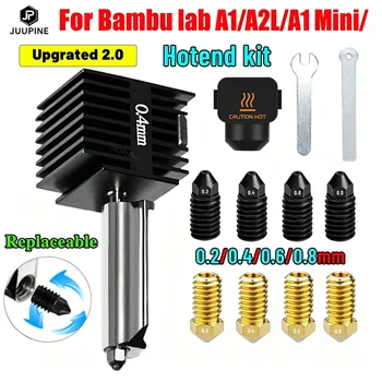 Upgrade 2.0 Hotend für Bambu Lab A1 Düse, für Bambu Lab A1 Mini/A2L Düse, gehärtete Stahldüse für Bambulab A1