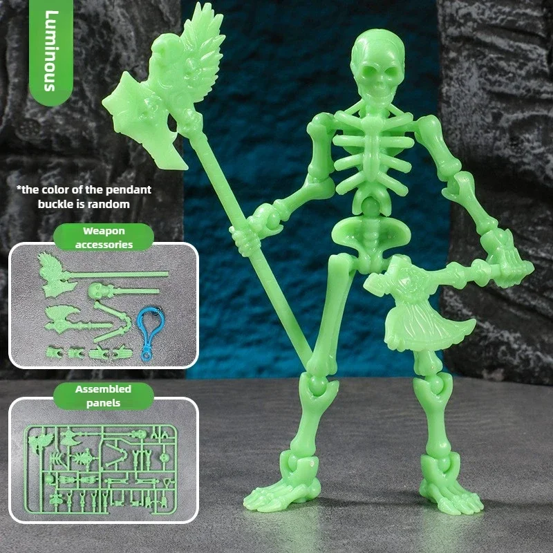 Dreidimensionales Totenkopf-Modell, Montagespielzeug – Bild 4