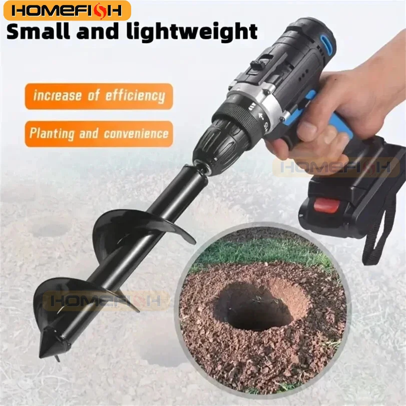 Garten-Erdbohrer Spiralbohrer mit 3/8-Zoll-Sechskantantrieb