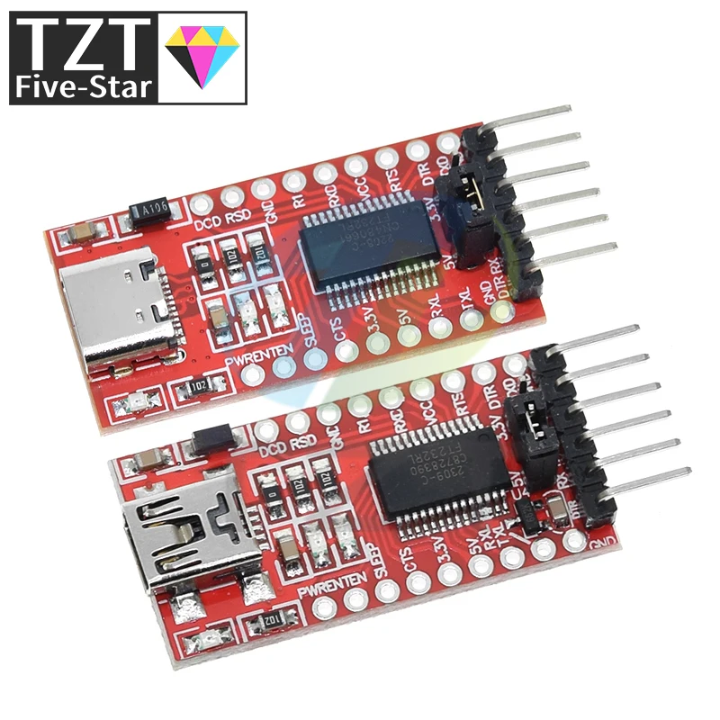 GREATZT 1/2/4PCS FT232RL FTDI USB 3.3V 5.5V zu TTL Serieller – Bild 4