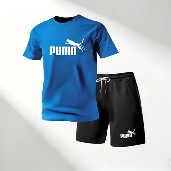 2026 Herren T-Shirt-Sets O-Ausschnitt Kurzarm + Sportshorts Schnelltrocknend Lässige Streetwear für Zuhause
