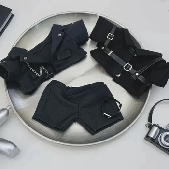 20 cm großes Baumwoll-Puppen-Outfit, cooler und hübscher Elite-Spy-Anzug, Puppen-Outfit-Ersatz