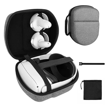 Aufbewahrungstasche für Quest 3/2 VR-Brille, Tragetasche, Meta Quest3/2 Headset-Schutzbox passend für Quest