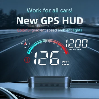 M22 Auto-HUD-Geschwindigkeitsmesser, On-Board-Computer, Windschutzscheibenprojektor, GPS+Beidou
